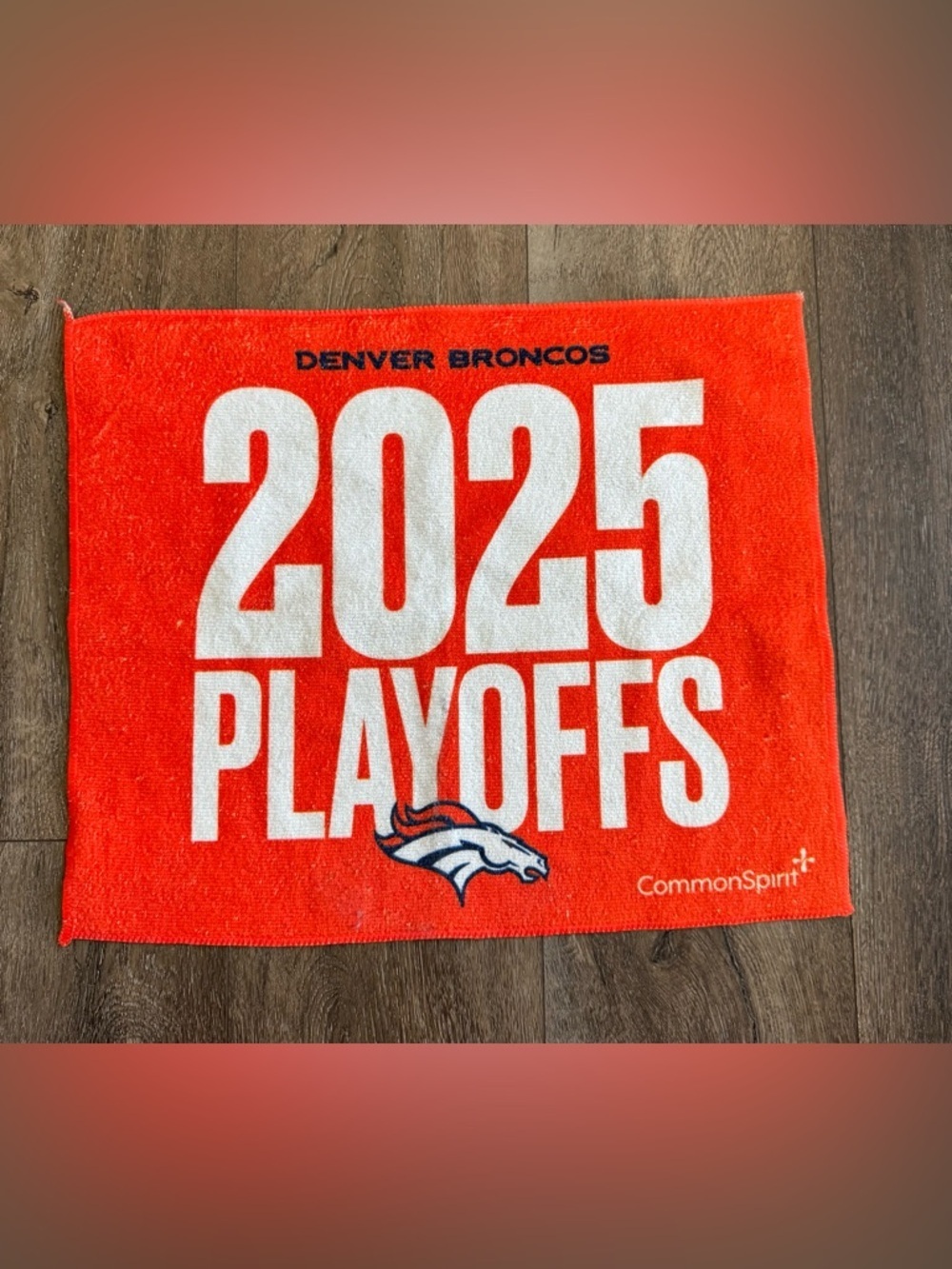 2025 Playoffs Denver Broncos Orange Fan Towel